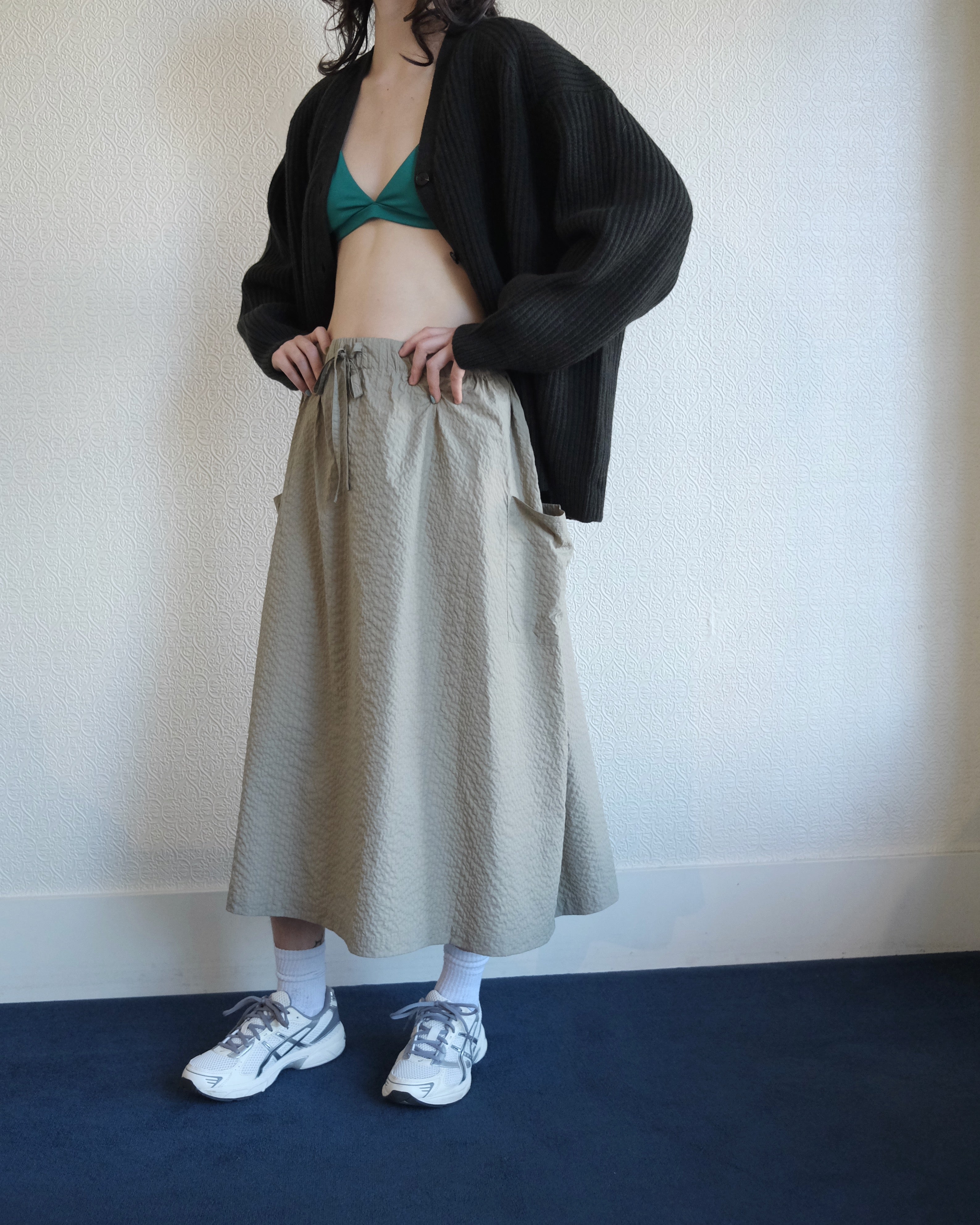 Pause Cardigan, Darkest Green