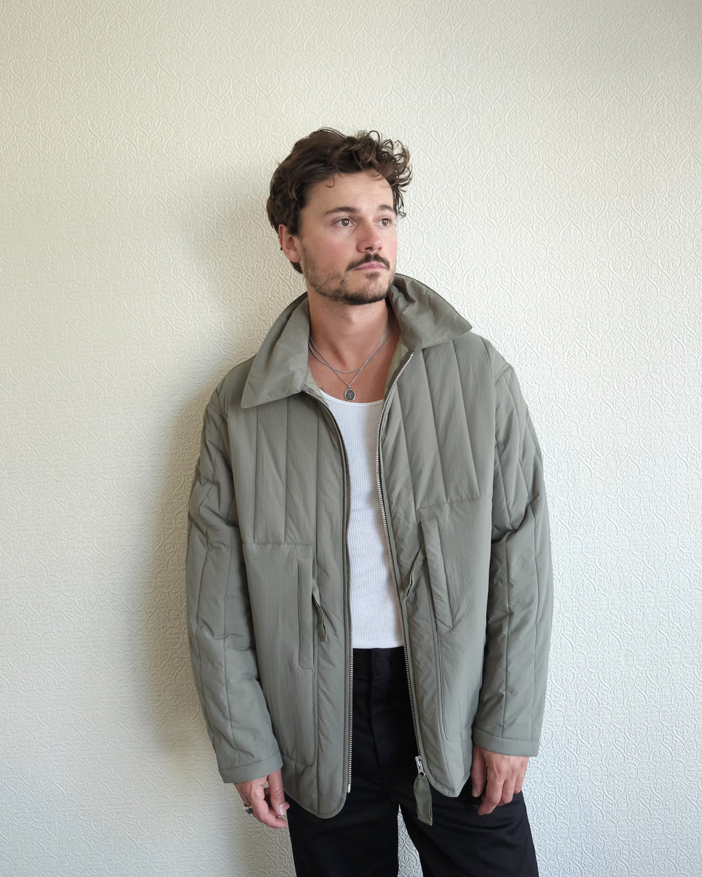 Response Jacket, Quilted Olive