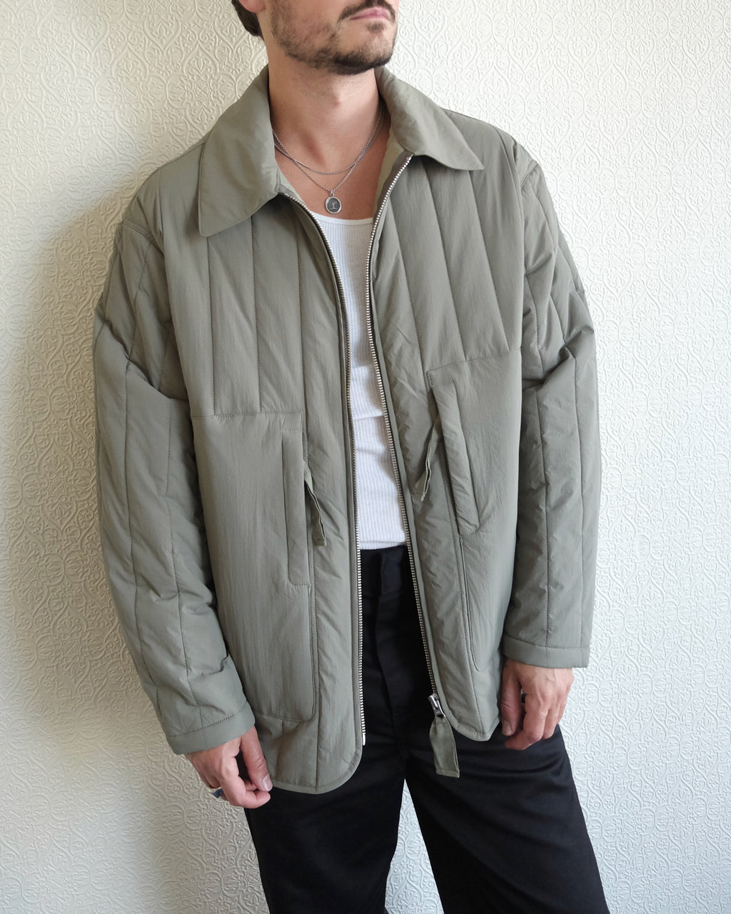 Response Jacket, Quilted Olive