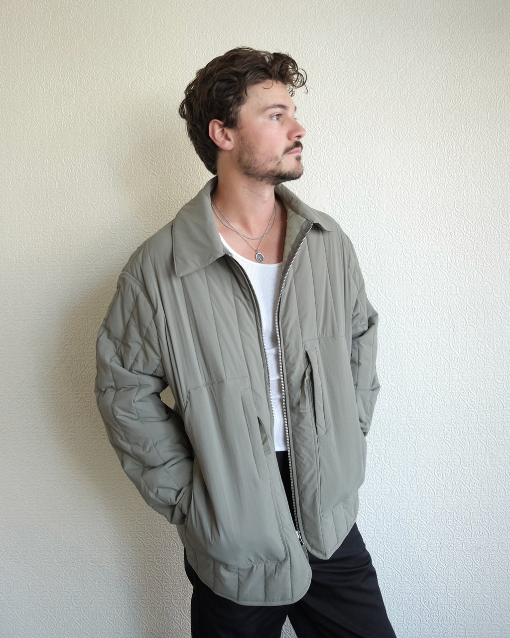 Response Jacket, Quilted Olive