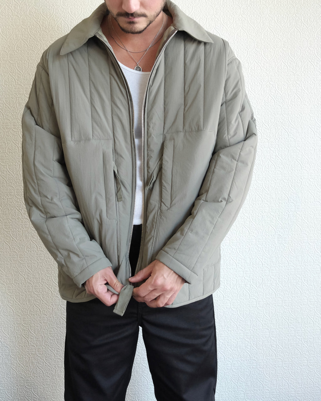 Response Jacket, Quilted Olive