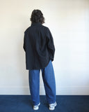 Region Shirt, Black Denim