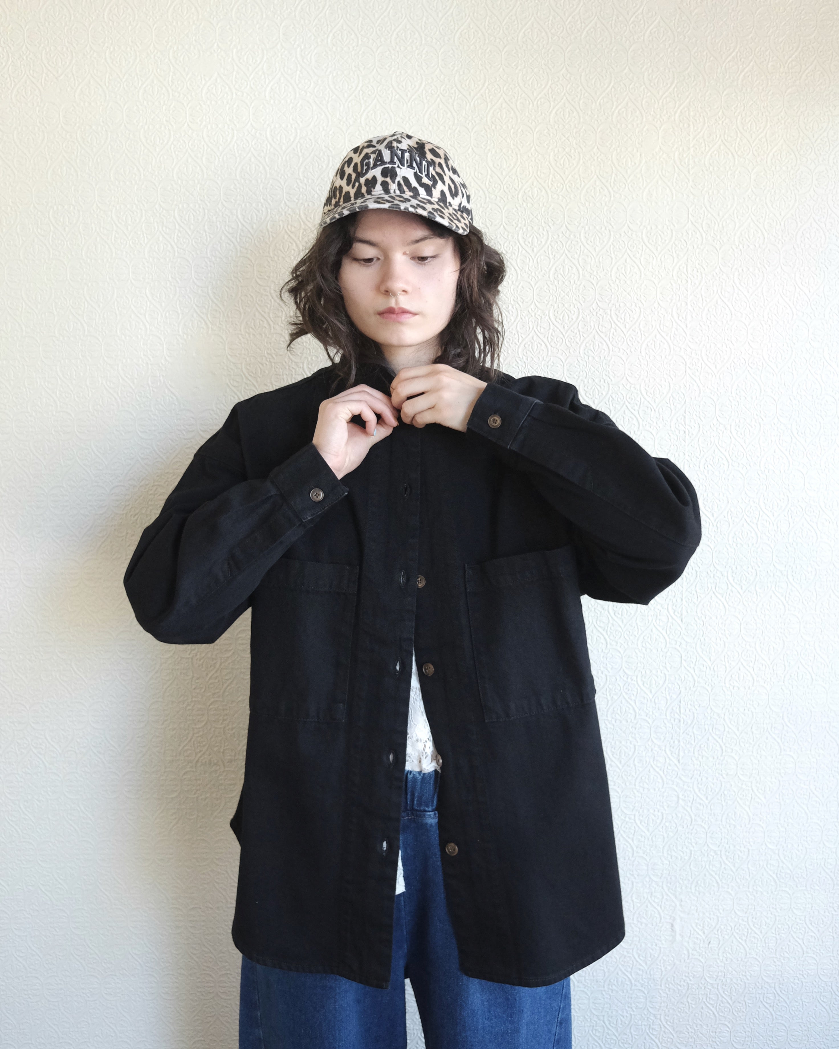 Region Shirt, Black Denim