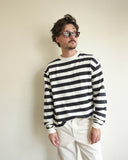 Feijo Shirt, Black Sand Stripes