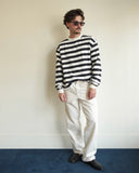 Feijo Shirt, Black Sand Stripes