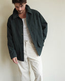 Mantero Jacket, Dark Green Canvas