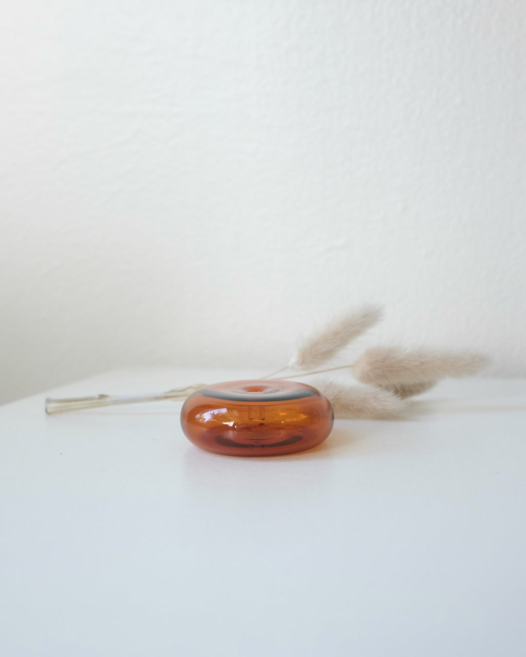 Pebble Incense Holder, Amber
