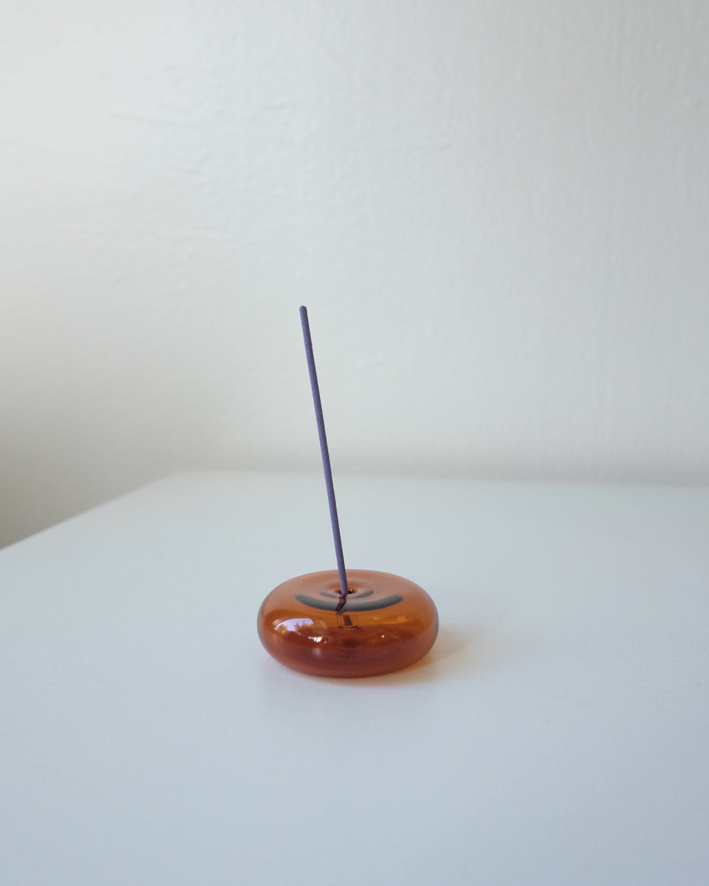 Pebble Incense Holder, Amber