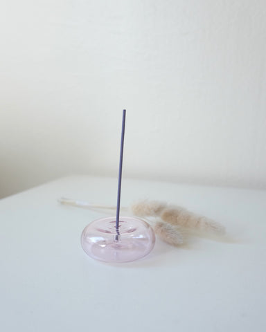 Pebble Incense Holder, Pink