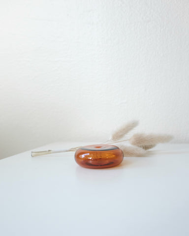 Pebble Incense Holder, Amber