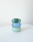 Petite Pauline Candle Holder, Teal Azure Mint