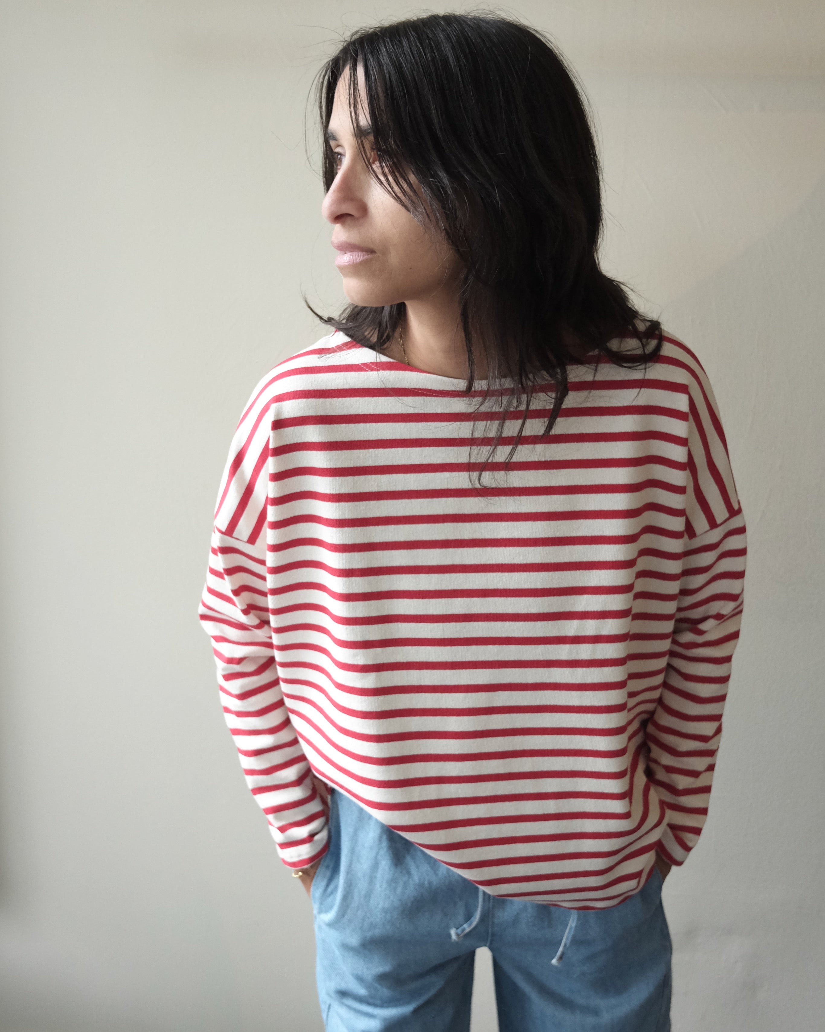 Mariniere Shirt, Red