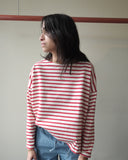 L/S Mariniere Shirt, Red