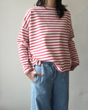 L/S Mariniere Shirt, Red