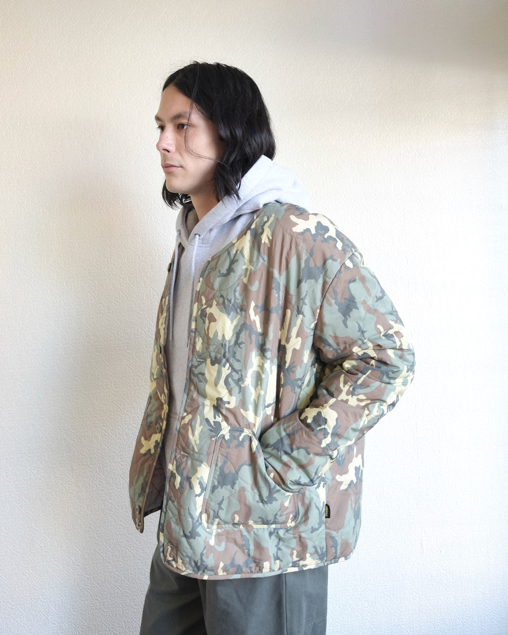 Quilted Liner Jacket, Woodland Camo DPM
