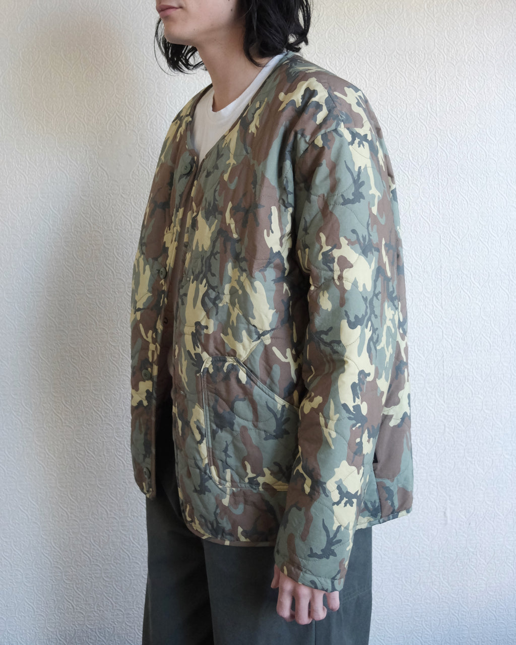 Quilted Liner Jacket, Woodland Camo DPM
