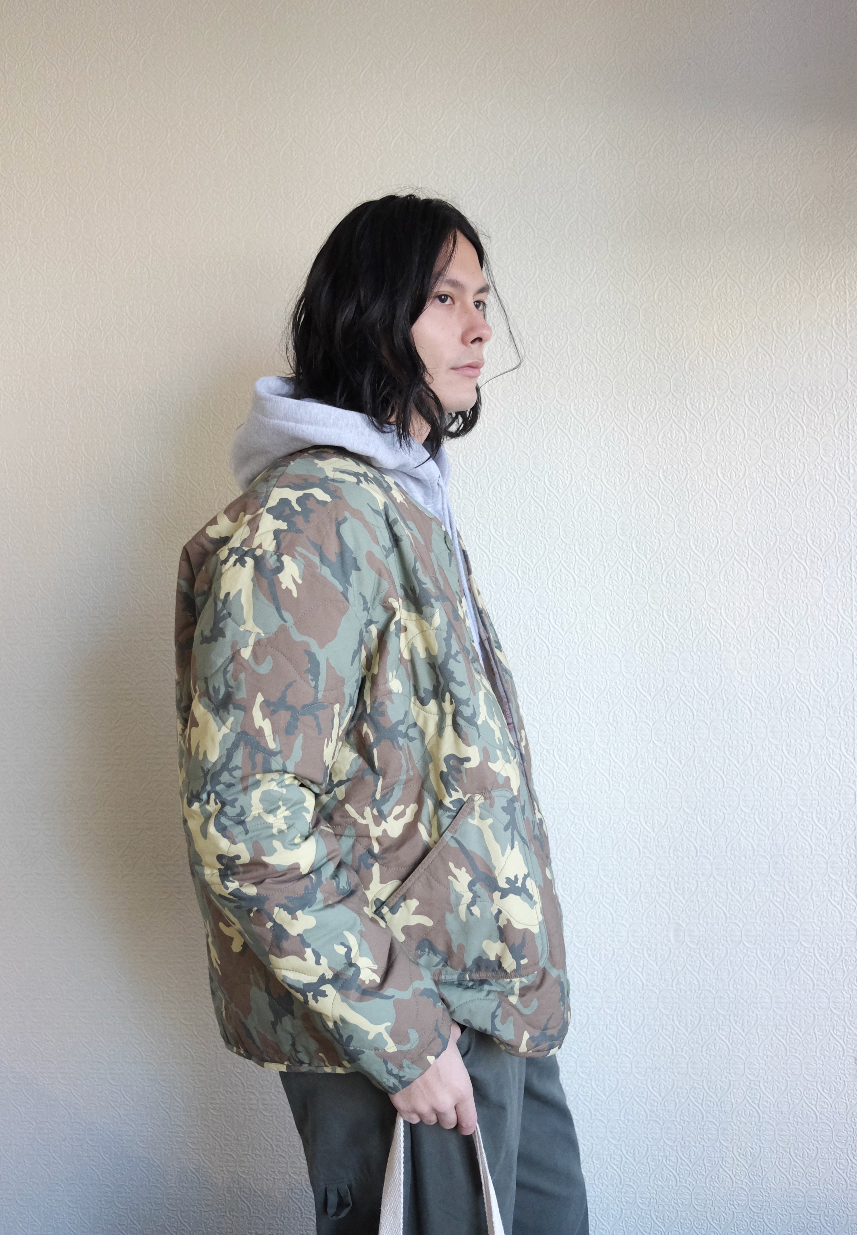 Quilted Liner Jacket, Woodland Camo DPM
