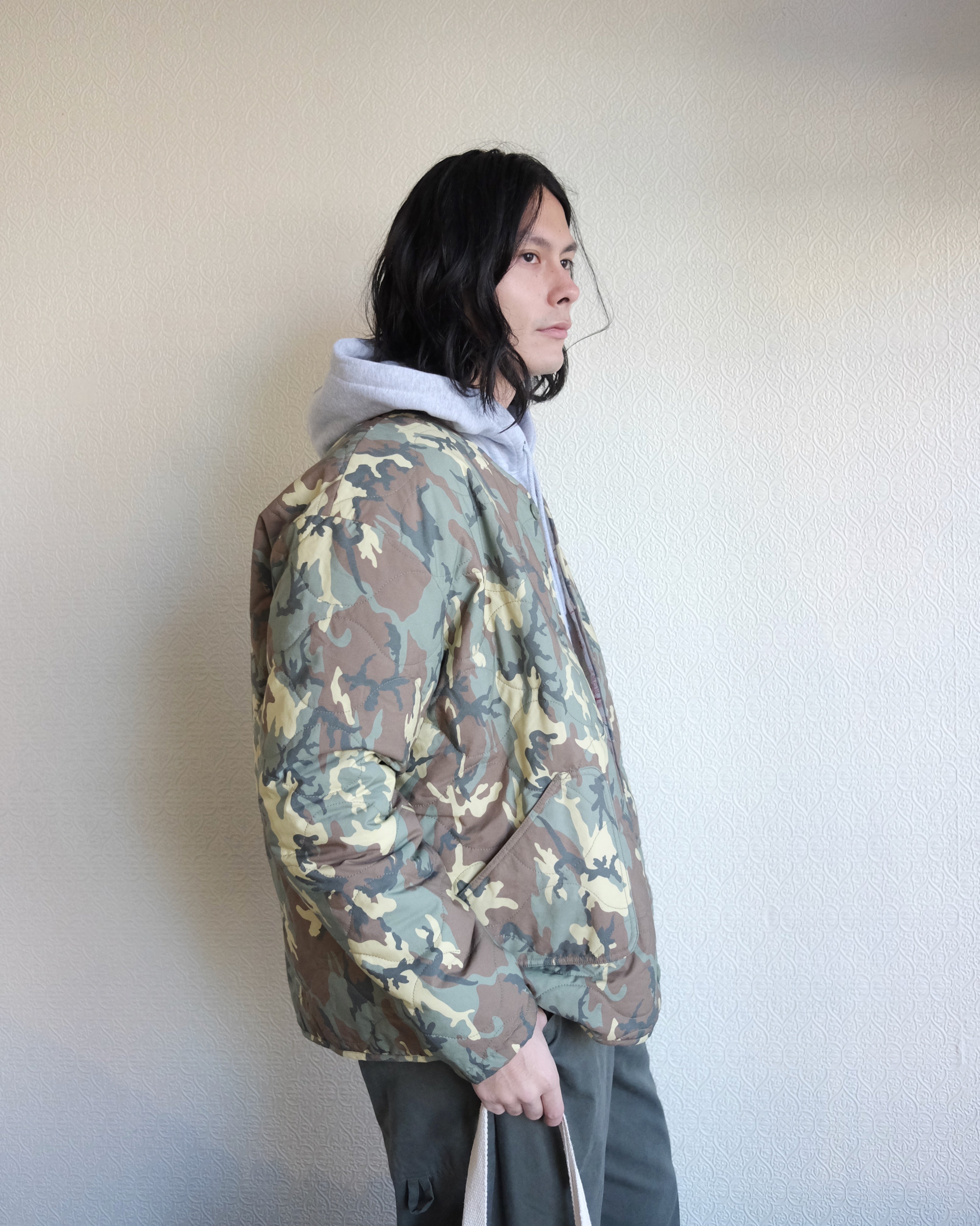 Quilted Liner Jacket, Woodland Camo DPM