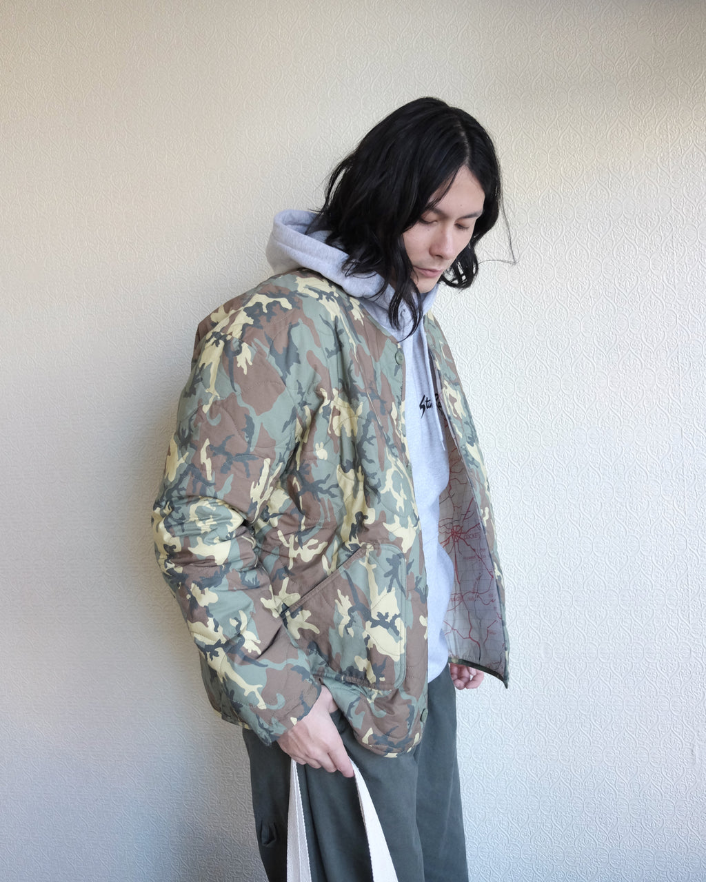 Quilted Liner Jacket, Woodland Camo DPM