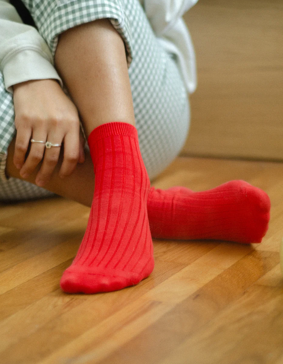 Her Socks, Classic Red
