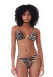 Leopard Emblem Mini Swim Bottoms