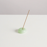 Pebble Incense Holder, Opaque Mint