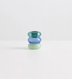 Petite Pauline Candle Holder, Teal Azure Mint