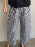 Arc Pant, Navy Gingham