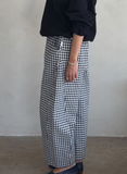 Arc Pant, Black Gingham