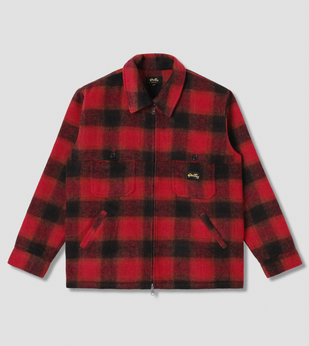 Mackinaw Jacket, Red Plaid
