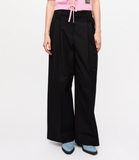 Heavy Cotton Tailored Trouser, Black