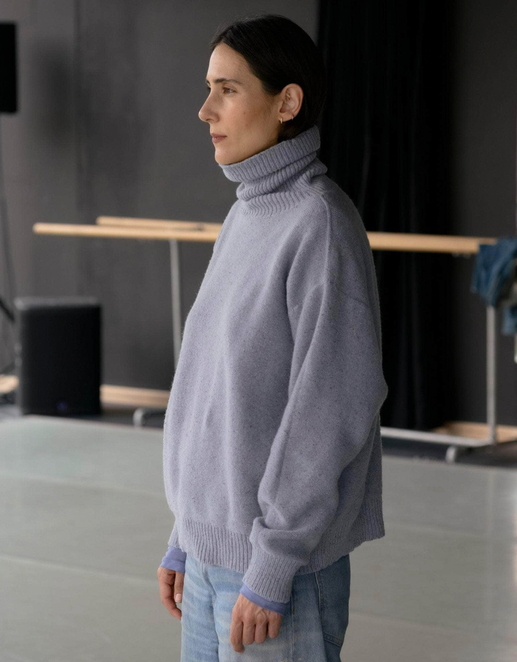 Mea Turtleneck, Ocean Blue