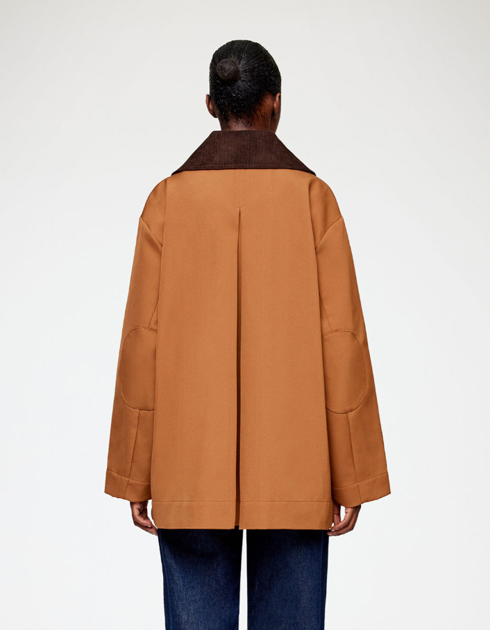 Twill Jacket, Brown Twill