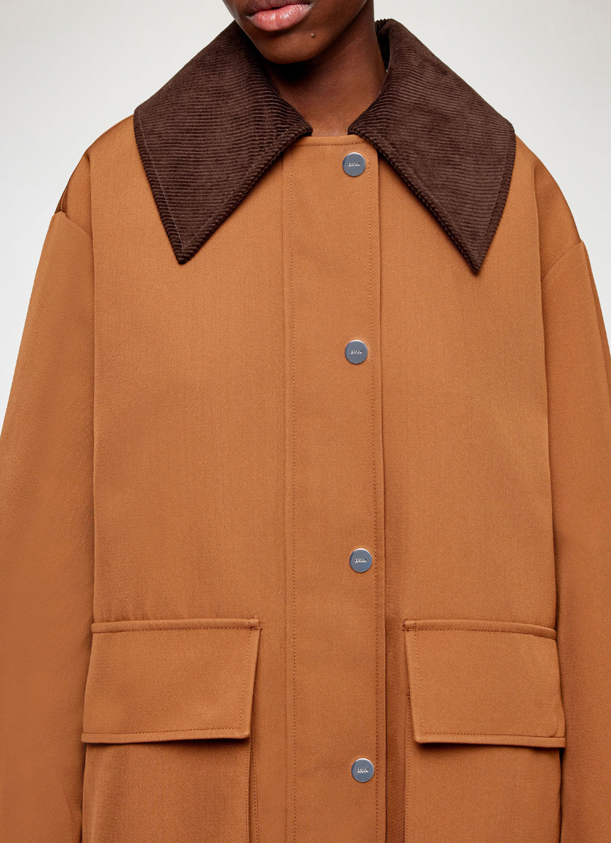 Twill Jacket, Brown Twill