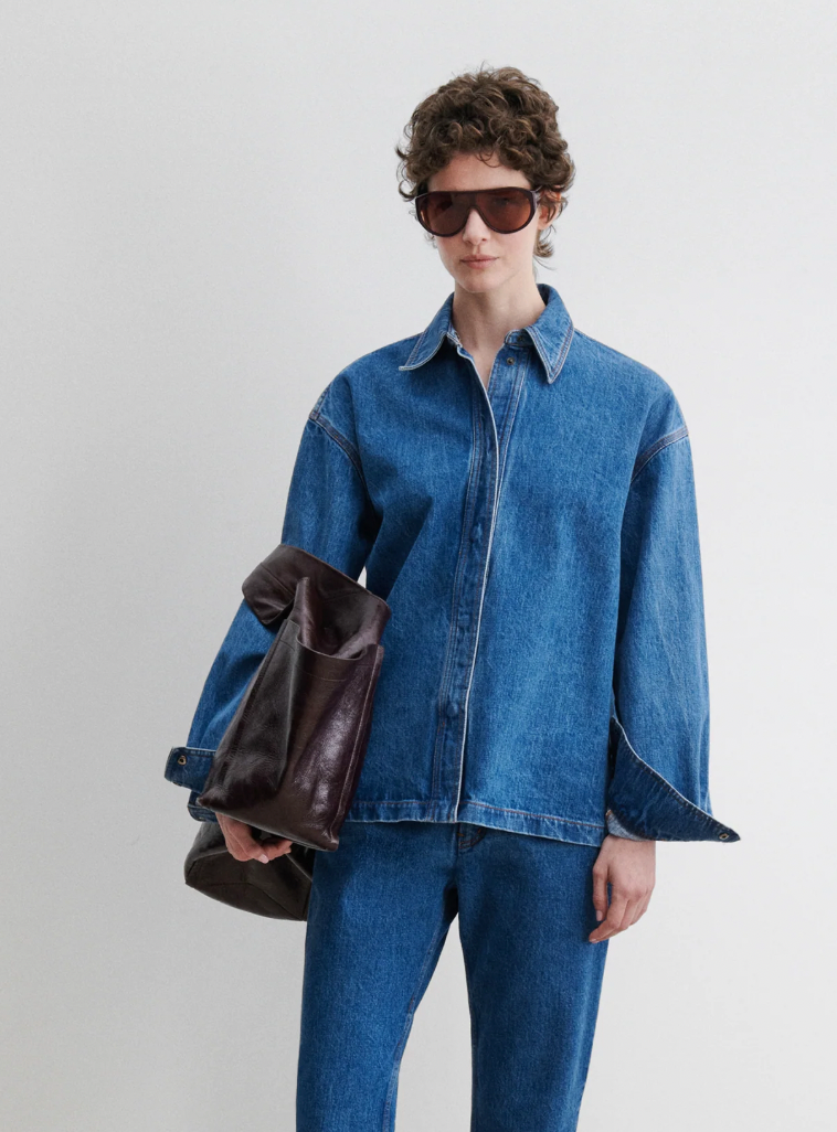 Wade Shirt, Washed Mission Denim