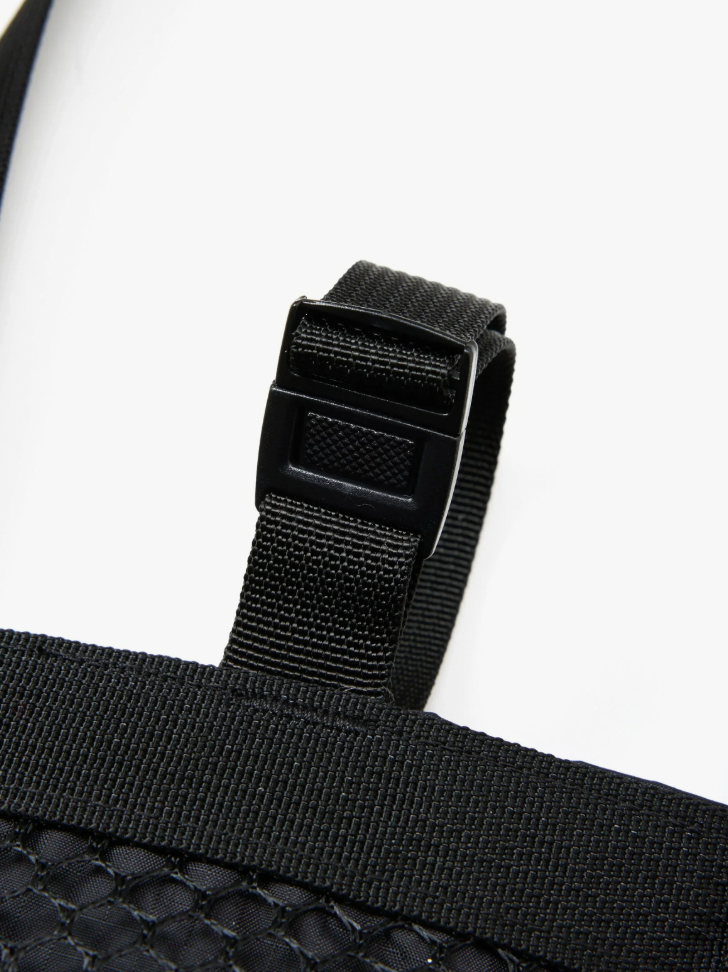 Mini Mesh Tote, Black