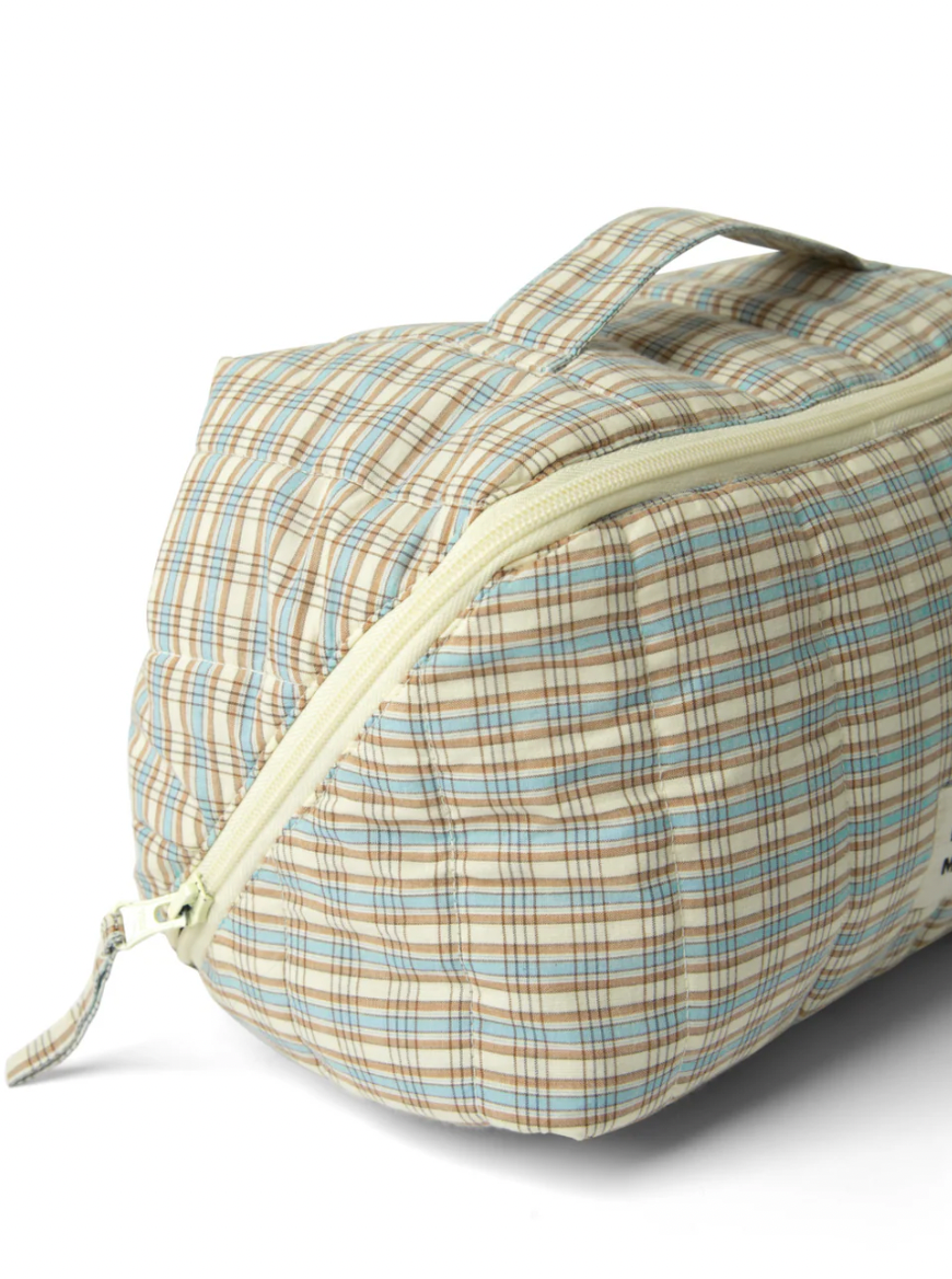 Wash Bag, Ginger Check