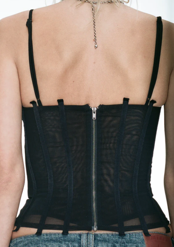 MIAOU Lila Corset, Black