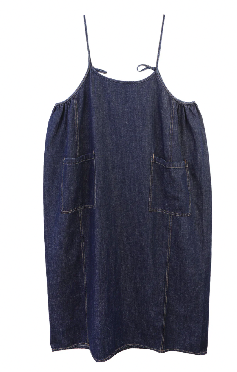 Clifton Dress, Linen Chambray