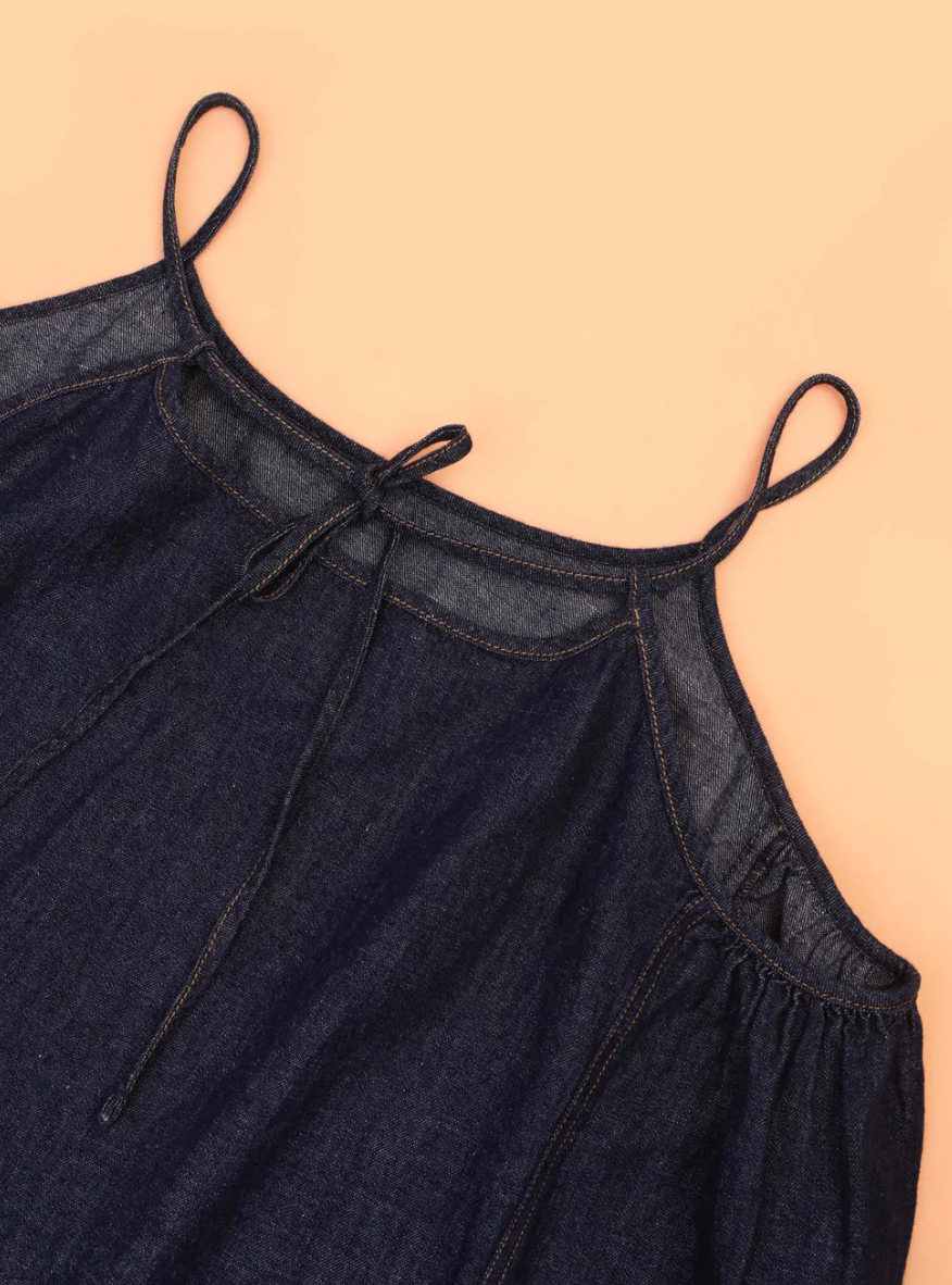 Clifton Dress, Linen Chambray