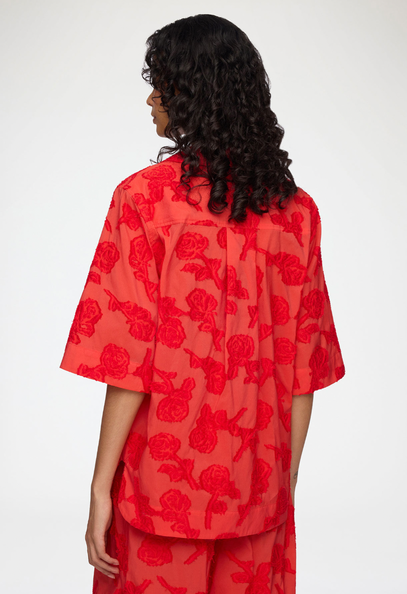 Fil Coupe Bowling Shirt, Fiery Red