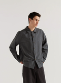Vesper Shirt, Ink Gingham