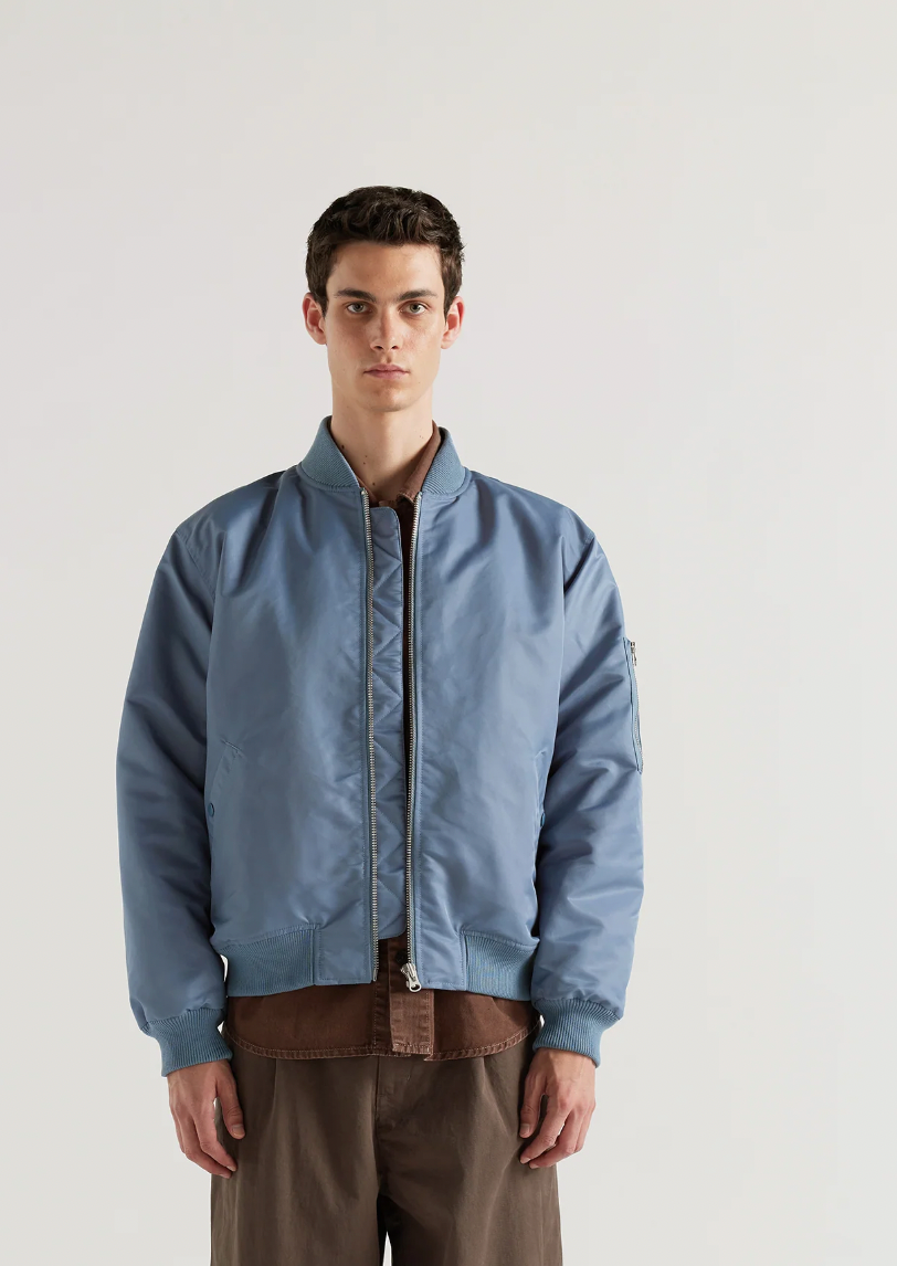 Lyric Bomber, Grey Blue