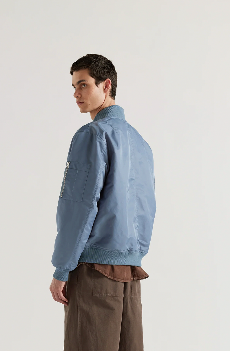 Lyric Bomber, Grey Blue