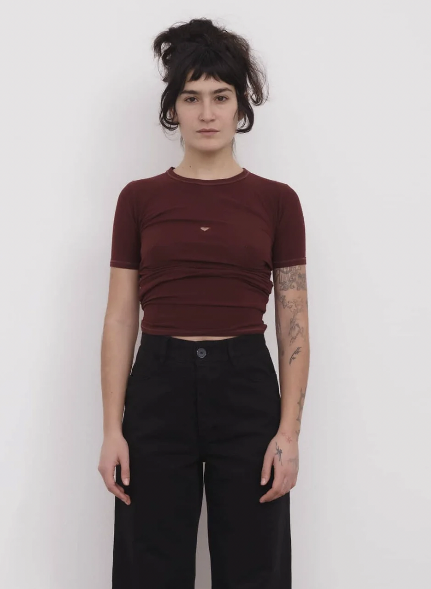 Heart Tee, Nara Red