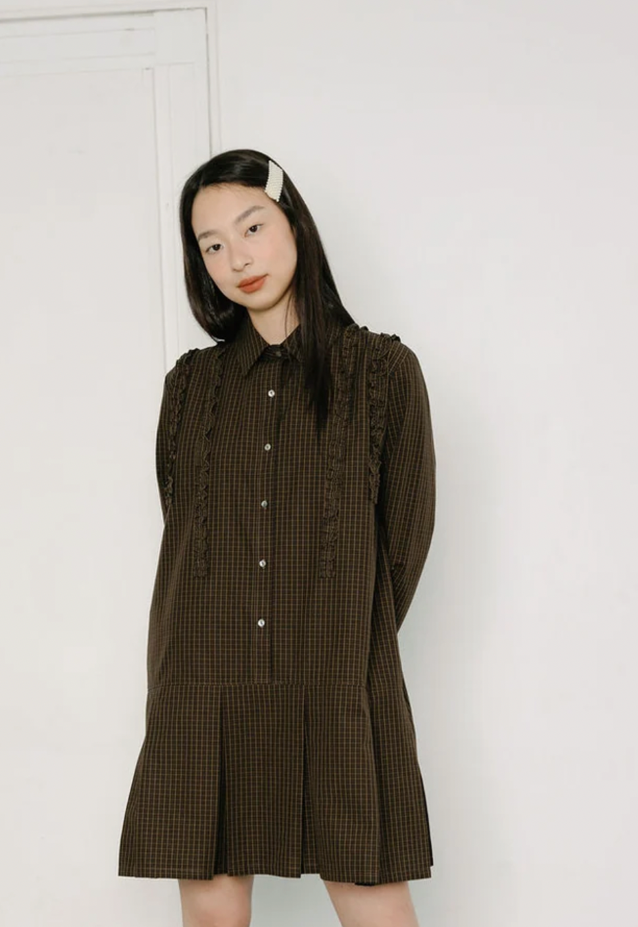 Cate Dress, Toasted Gingham