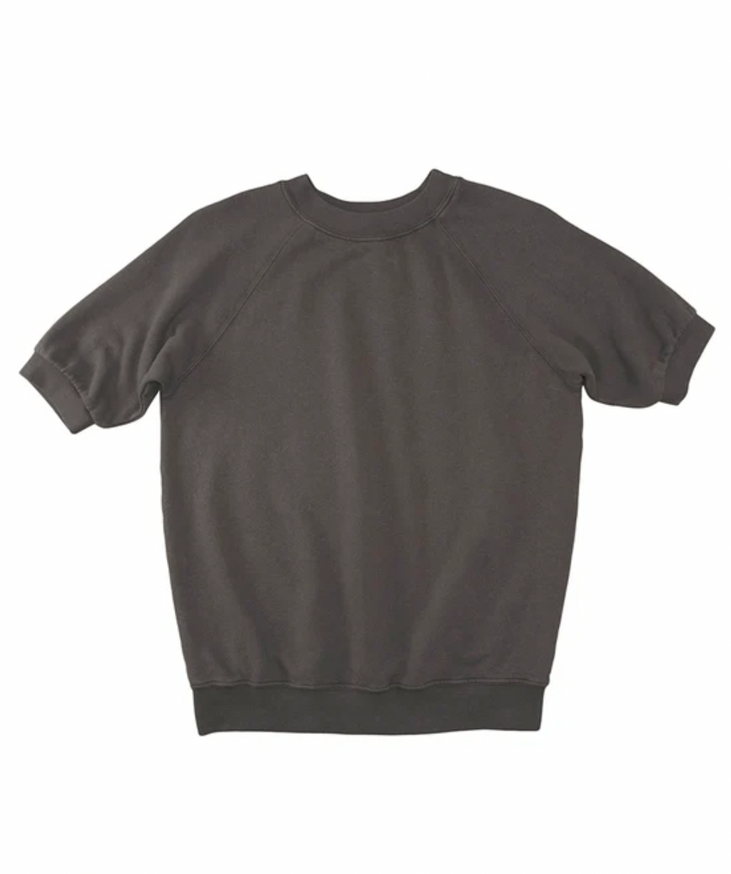 S/S Raglan Fleece, Coffee Bean