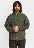 Square Pocket Overshirt, Dark Grey
