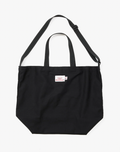 Battenwear Packable Tote, Black Cotton