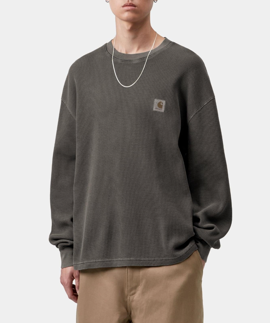Vista Waffle Long Sleeve, Black